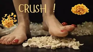 Feet Crushing Marshmallow Cornflakes 🦶🥣💥 | Soft Whispers ASMR