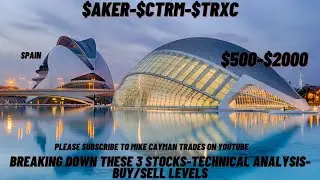 #AKER-#CTRM-#TRXC-$500-$2000-Technical Analysis-Buy/Sell Levels