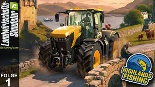 FISCHE, HOCHLANDRINDER und SCHULDEN! | LS25 Highlands Fishing🚜 | #01 | LET'S PLAY | 🔴LIVE