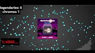 I GOT THE *SKELETON FISH* IN BLOOKET!! (0.04%)