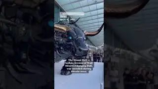 The Bitcoin Bull Was Unveiled During Bitcoin 2022, Miami!🤩 #Bitcoin #Miami #Cryptocurrency