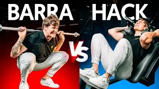 ¿Qué sentadilla es MEJOR para cuádriceps? Sentadilla Hack vs Barra