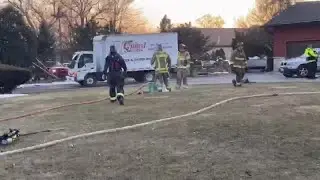 WATCH NOW: Firefigters respond to Merrillville house fire