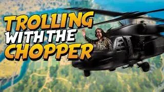 TROLLING WITH THE CHOPPER CHALLENGE - CoD BLACKOUT SOLO