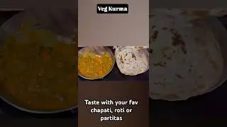 Veg Kurma #cooking #vegkuruma #sidedish #parota #easyrecipe #healthyfood