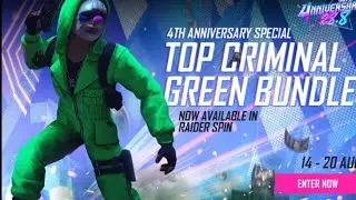 new event Top criminal bundle in free fire .....