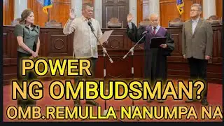 POWER NG OMBUDSMAN DAHIL DITO? /NANUMPA NA SI OMB.REMULLA 10/9/25