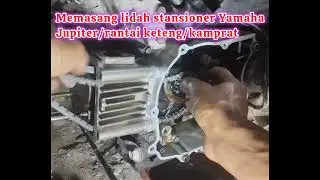 Cara memasang lidah/karet stansioner yamaha jupiter/crypton/vega