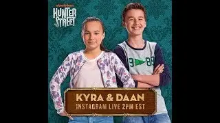 Daan Creyghton , Kyra  Smith instagram live @nickelodeon 28.01.2018