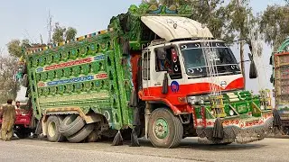 Massive Truck Breakdown After Overloading | Rear Axle and Housing Tube Repaired on Roadside