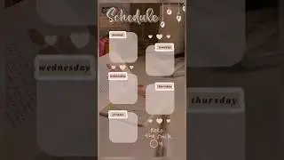 school schedule ideas!💞 #fy #edit #school #cool #viral #wow #pinterest #videoguru #slay #fyp