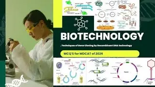 BIOTECHNOLOGY | Techniques of Gene Cloning by Recombinant DNA technology MCQ'S for MDCAT 0f 2026