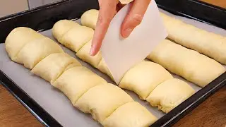 Einfach Milch, Mehl und Hefe vermischen! Lieblingsbr&ouml;tchen zum Fr&uuml;hst&uuml;ck. Brot backen