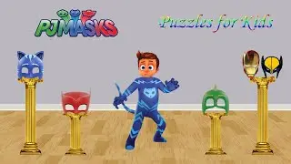 Wrong Heads PJ Masks and Superheroes | Wrong Masks PJ Masks | Learn Colors for Kids Children