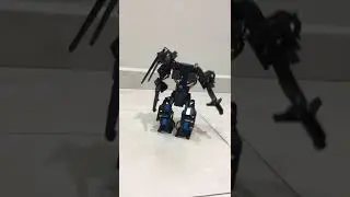 Raven MS- helicopter transformer humanoid robot walking