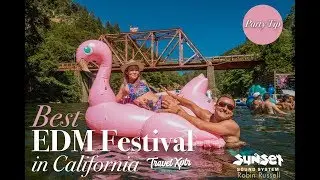 Best EDM Festival in California - Sunset Campout 2017, DJI Drone Flight and Party Tip.