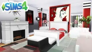 On-Suite Bedroom W/Walk-in Wardrobe & Bar | The Sims 4 Speed Build