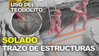 (4/30) Proceso Constructivo de Edificaci&oacute;n | SOLADO Y TRAZO DE ESTRUCTURAS‼️