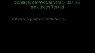 (old) Bayern 3 - Schlager der Woche vom 5. Juni 92