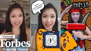 CyreneQ Takeover Forbes Snapchat