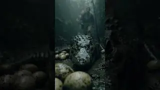Gigantic Crocodile Nest Found in Flooded Cambodian Jungle