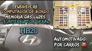 Fus&iacute;vel luz de R&eacute; Hb20 computador de bordo e outros