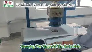 Production of sink machine#Handmade sink machine #Kitchen sink bowls making process#r corner sink 