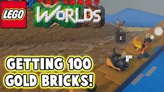 LEGO Worlds: Getting 100 Gold Bricks! | #28