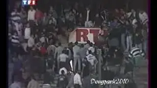 Skin HEAD vs CRS  psg-Caen Tribune boulogne Hooligans France