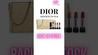 IN STOCK DIOR LIPSTICK CLUTCH | LINK IN DESCRIPTION 🏃🏻&zwj;♀️ #dior #diorholiday #christmas #luxury