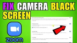 How To Fix Zoom Camera Black Screen (2026) (New Update)