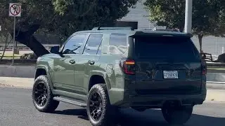 5th Gen 4Runner Limited Army Green lifted  TRD Pro wheels 