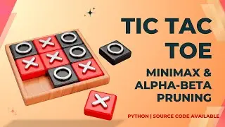 Tic Tac Toe AI in Python | Minimax vs Alpha-Beta Pruning | Tkinter GUI Project | With Source Code