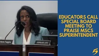 MSCS teachers give praise to superintendent following recent criticism