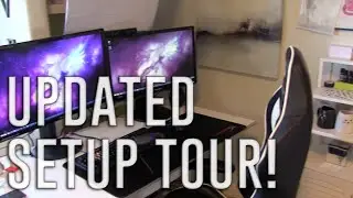 My Updated Gaming/Stream Setup Tour | Kitty Plays