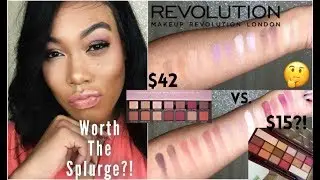 WORTH THE SPLURGE?!: Modern Renaissance vs. Makeup Revolution Chocolate Elixir | Sophia Starla