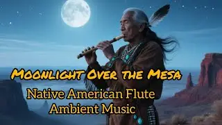 Moonlight Over the Mesa - Native American Flute & Ambient Music