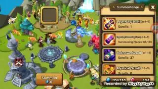 Summoners War - Ritual for natural born 5 star * summoning! - Water Occult Girl Anavel!!