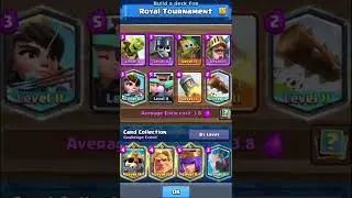 Best Deck for Royal Tournament#shorts #clashroyale
