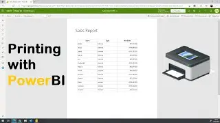 PowerBI:  Printing with Reporting Services