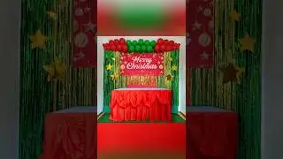 DIY Simple Decoration Ideas for Christmas Party #shorts #partyideas #christmasdecor #christmasparty