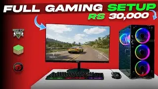 30k Full gaming pc setup || 30000/-Rs gaming Pc that's gives best performance #30kpcbuild #gamingpc
