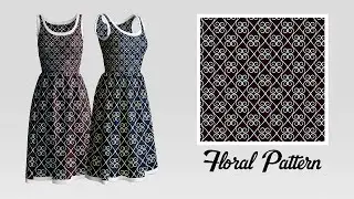 How to make a seamless floral pattern Repeat for fashion design|| Adobe Illustrator CC