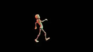 Character walk cycle ( Autodesk maya)