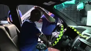 Minivans - Preparing for a crash test | AutoMotoTV