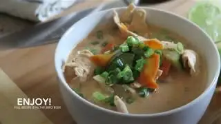 How To Make Thai Coconut Soup [ASMR COOKING] [COOKING SOUNDS]
