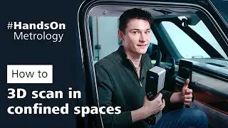 T-SCAN Hawk 2: Как использовать 3D-сканер в ограниченном пространстве