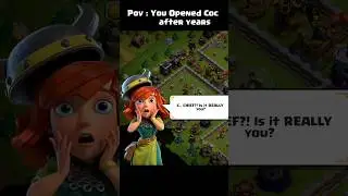 Opening Coc after 1 year 😌 ll Clash of clans ll #clashofclans #coc