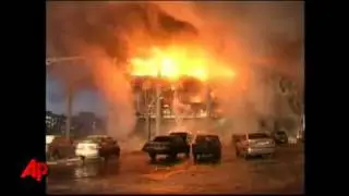 Raw Video: Deadly Fire at Russian Shopping-Mall
