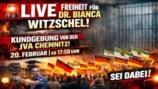 LIVE | Demonstration vor der JVA Chemnitz &ndash; 20.02.2026 | Art. 5 GG Berichterstattung